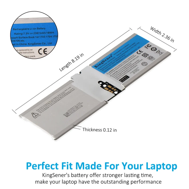 G3HTA020H DAK822470K Battery For Microsoft Surface Book 1st 1703 1704 1705 13.5 inch CR7-00005 Screen Battery | CA Stock