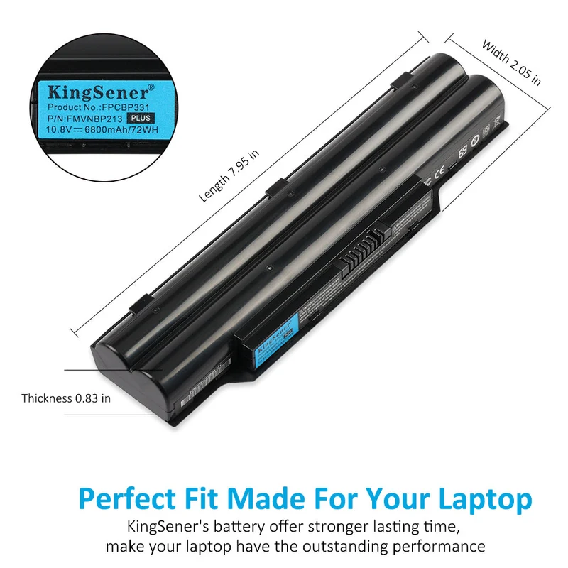 FPCBP331 Battery for Fujitsu LifeBook A532 AH532 AH512 — 10.8V 48Wh