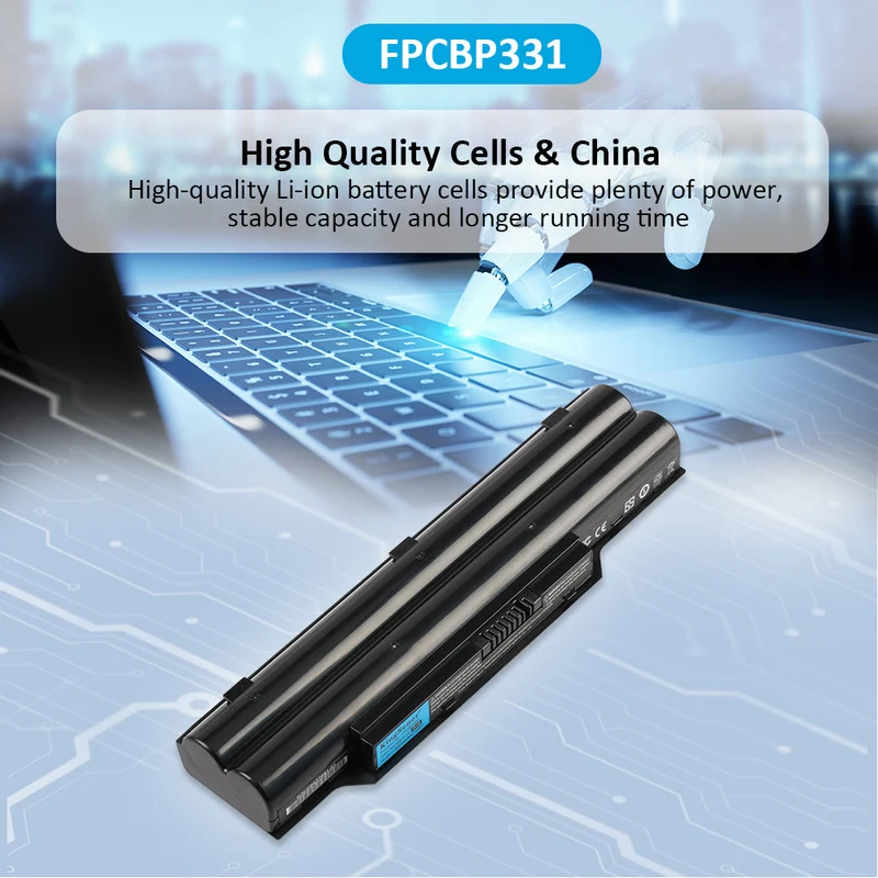 FPCBP331 Battery for Fujitsu LifeBook A532 AH532 AH512 — 10.8V 48Wh
