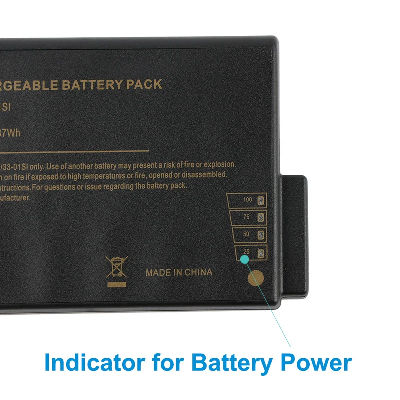 BP-LC2600 7800mAh Laptop Battery for Getac X500 V100 V1010 V200 M230 BP-LP2900/33-01PI 338911120104 BP-LC2600/33-01S1 | CA Stock