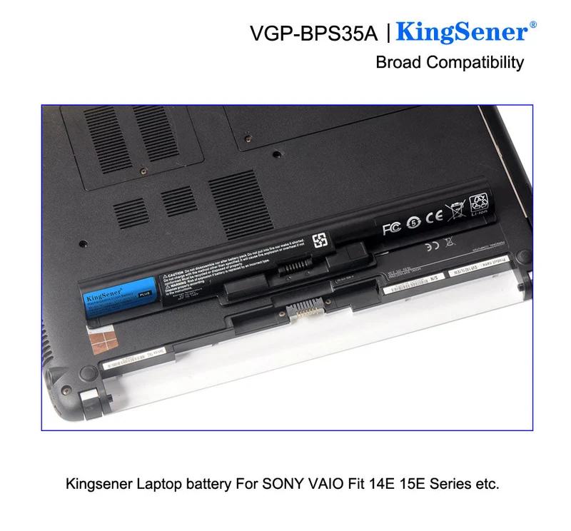 VGP-BPS35A 2670mAh Laptop Battery For Sony BPS35 VGP-BPS35 For VAIO Fit 14E VAIO Fit 15E Series SVF1421X2EB SVF15217SC | CA Stock