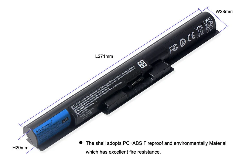 VGP-BPS35A Laptop Battery For Sony BPS35 VGP-BPS35 For VAIO Fit 14E VAIO Fit 15E Series SVF1421X2EB SVF15217SC 2670mAh | US Stock