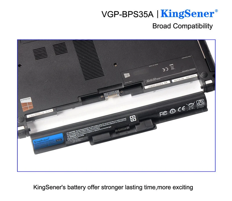 VGP-BPS35A Laptop Battery For Sony BPS35 VGP-BPS35 For VAIO Fit 14E VAIO Fit 15E Series SVF1421X2EB SVF15217SC 2670mAh | US Stock