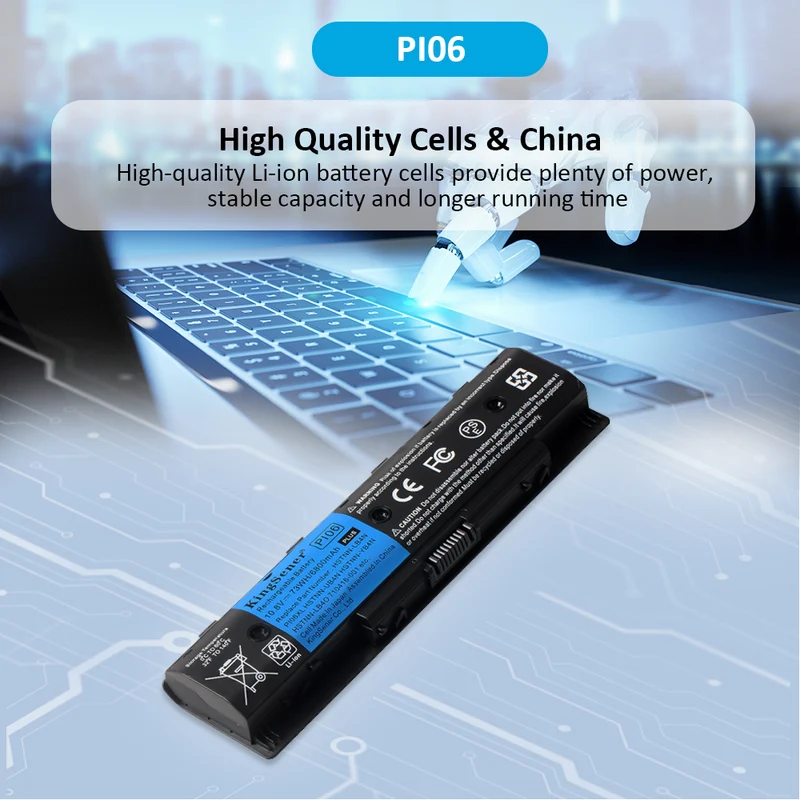 PI06 Battery for HP Pavilion 14 15 Envy 17 17t 17z — 10.8V 47Wh/62Wh/73Wh