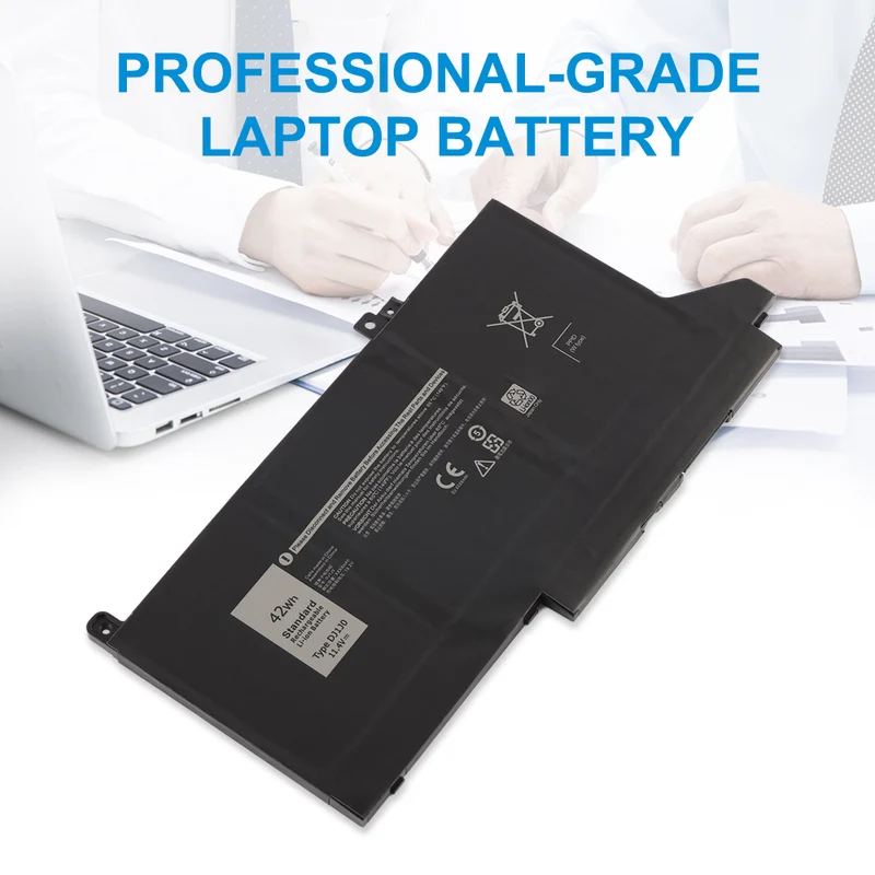 DJ1J0 Laptop Battery for Dell Latitude 12 7280 7290 13 7380 7390 14 7480 7490
