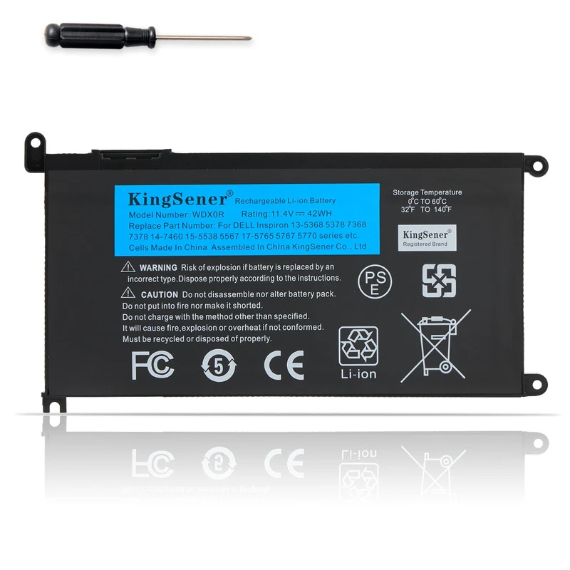 WDX0R WDXOR Laptop Battery For Dell Inspiron 15 5567 5568 13 5368 7368
