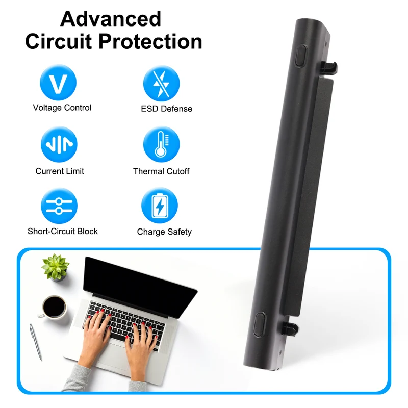 A41-X550A Laptop Battery for ASUS X550C X550B X550V X450 X452 A550 F450 R510 Y481C 15V 2950mAh 44Wh