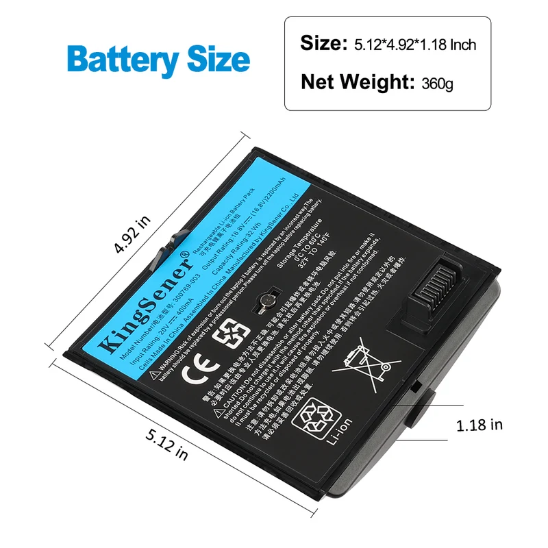 300769-003 300769-002 Battery For BOSE SoundDock SoundLink Air Mini I Bluetooth 300769-004 300769-001 300770-001 | KingSener