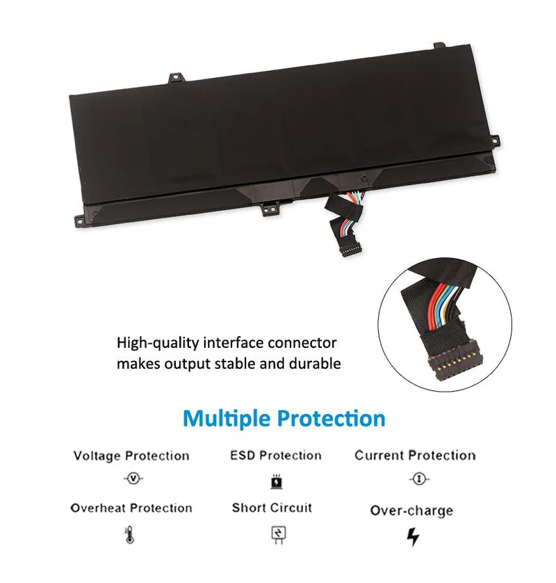 L18M6PD1 Laptop Battery For Lenovo ThinkPad X390 X395 X13 1st Gen Series 02DL017 SB10K97655 02DL018 L18M6PD2 SB10K97656 02DL019 L18C6PD1 SB10K97657 02DL020 L18D6PD1 | KingSener