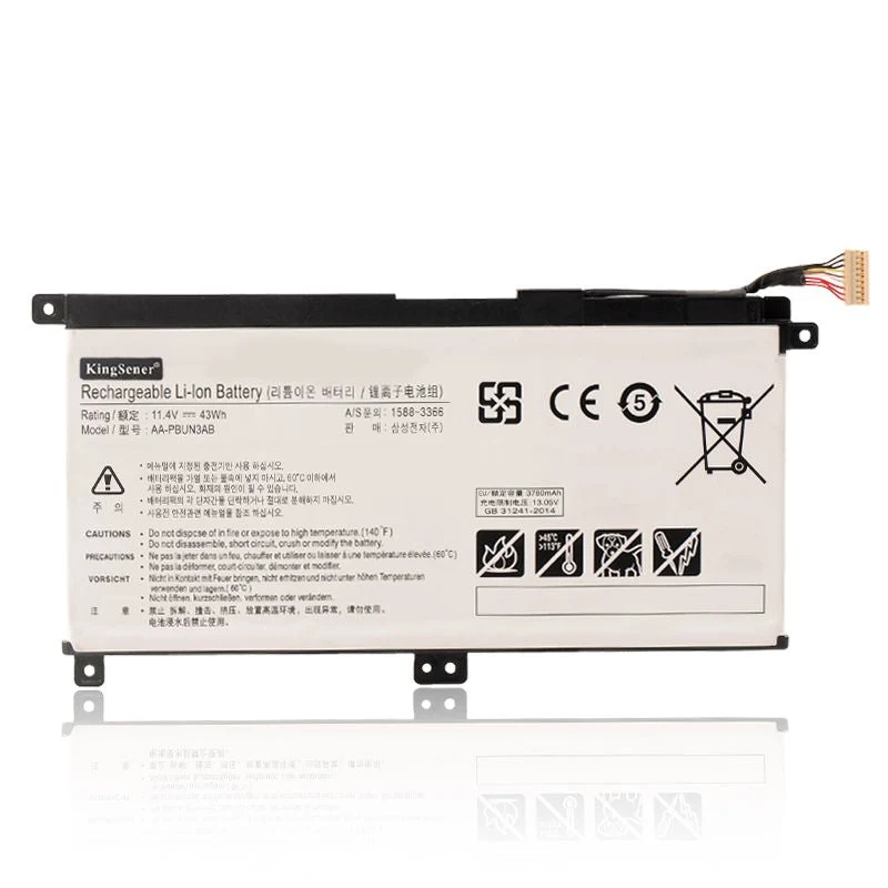 AA-PBUN3AB Laptop Battery for Samsung NP530E5M NP800G5M NP740U5L NP740U3L NP550XTA-K01US — 43Wh 11.4V