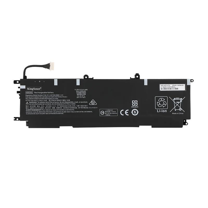 AD03XL Battery for HP Envy 13-AD 13-AD023TU 13-AD105TX HSTNN-DB8D — 11.55V 51.4Wh