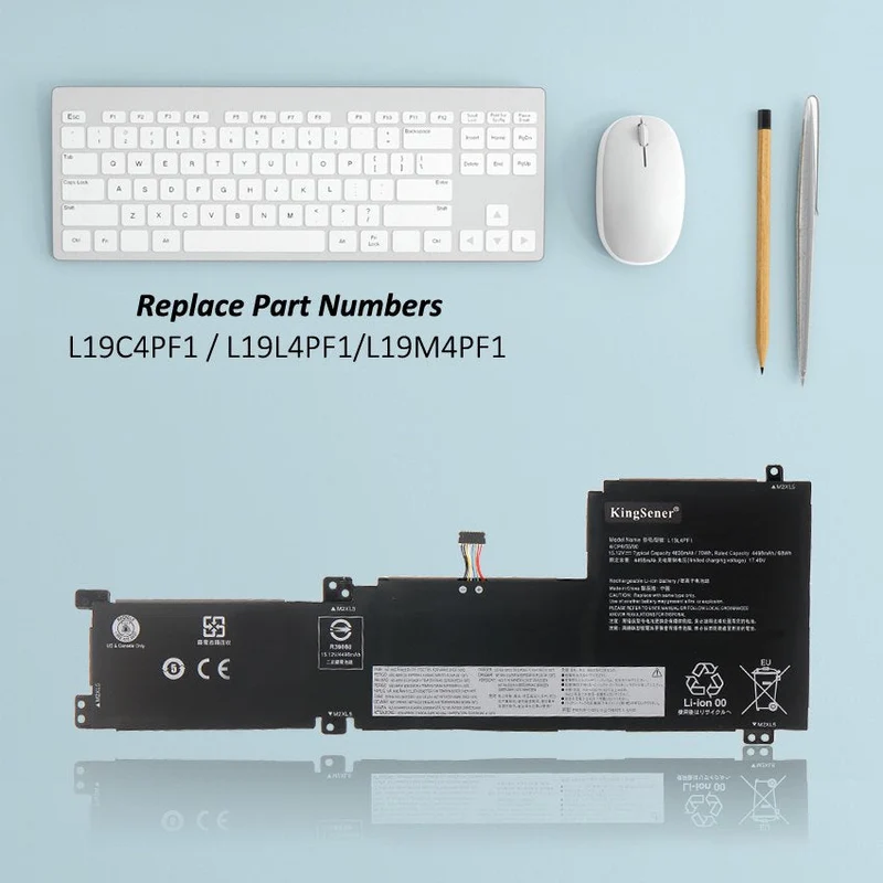L19C4PF1 L19L4PF1 Laptop Battery for Lenovo IdeaPad 5-15IIL05 XiaoXin Air 15 — 70Wh