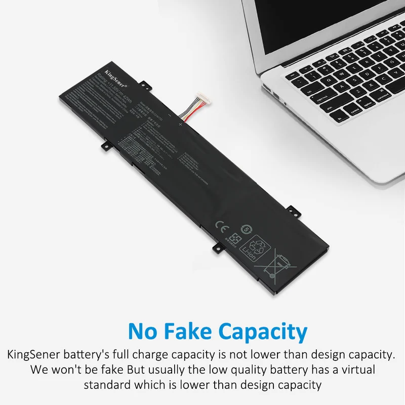 C31N1733 Laptop Battery for ASUS VivoBook Flip 14 TP412FA TP412UA — 42Wh 11.55V