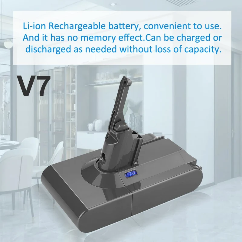 Dyson V7 SV11 Battery for Motorhead Animal Pro Absolute — 21.6V 3000mAh 64.8Wh