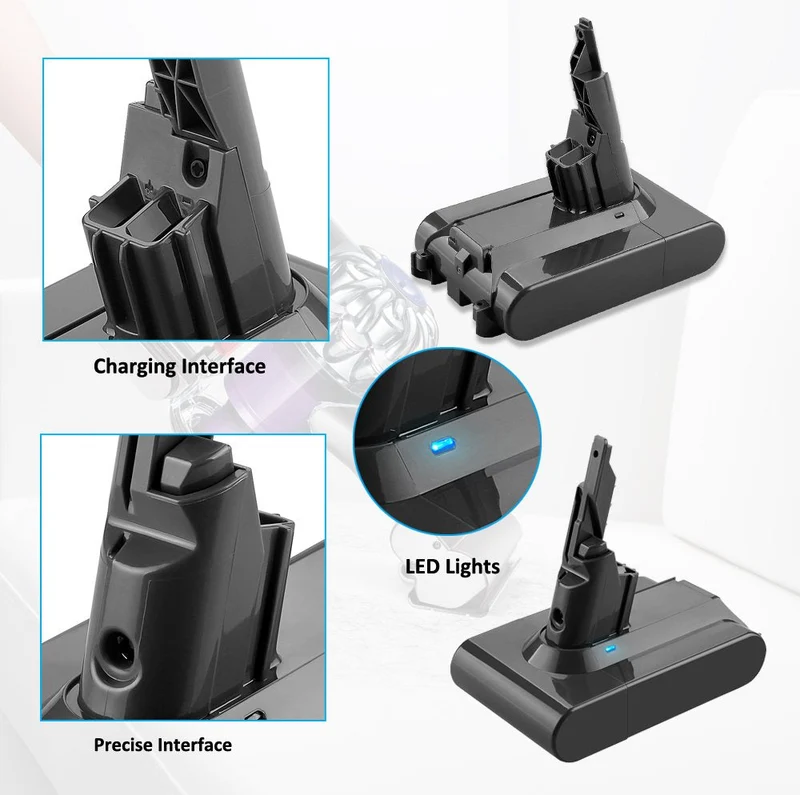 Dyson V7 SV11 Battery for Motorhead Animal Pro Absolute — 21.6V 3000mAh 64.8Wh