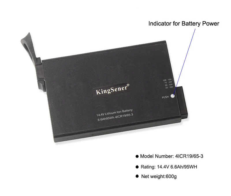 4ICR19/65-3 P/N 800-1002 Battery for O2 Concepts Oxlife Independence POC — 14.4V 95Wh