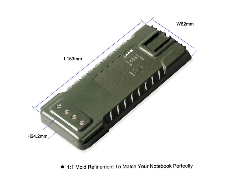 AN/PRC-154 Rifleman Radio Battery — 10.8V 63Wh Li-ion