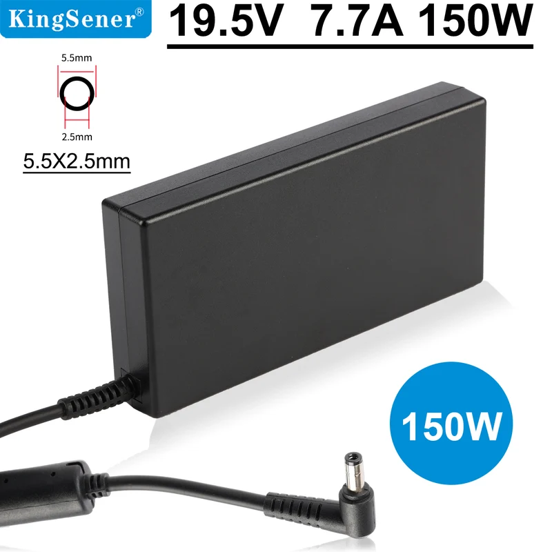 19.5V 7.7A 150W AC Adapter Charger for Dell Notebook — 7.4*5.0mm