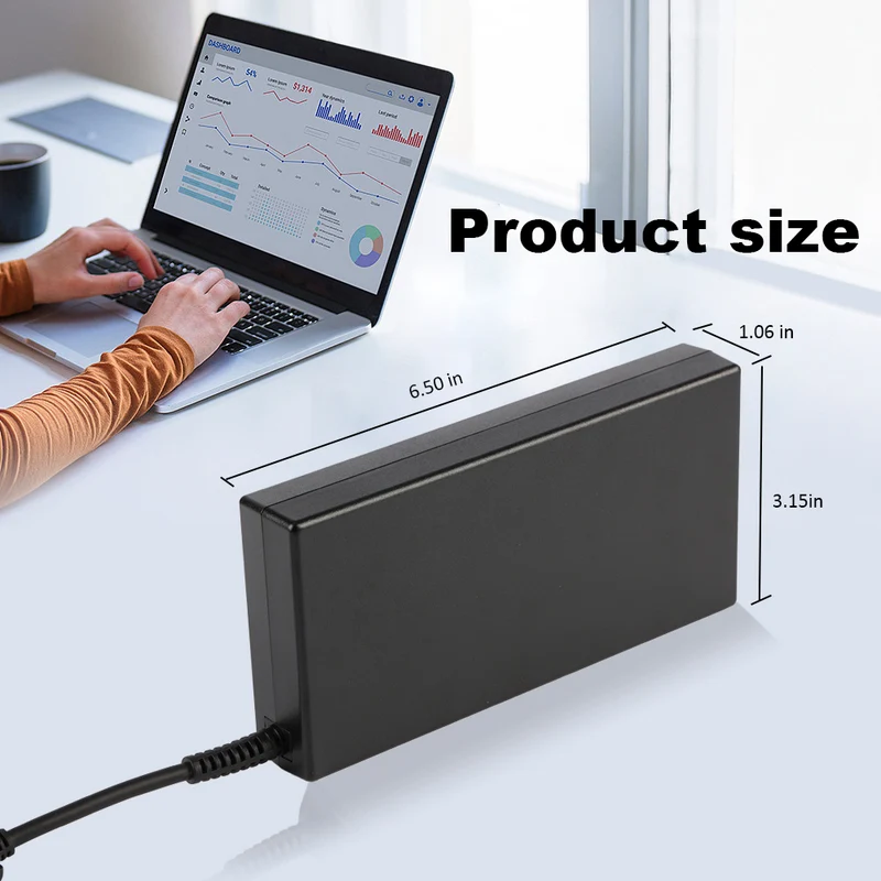 19.5V 7.7A 150W AC Adapter Charger for Dell Notebook — 7.4*5.0mm