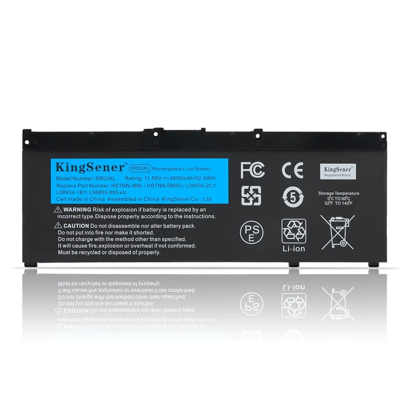 SR03XL Battery for HP Pavilion Gaming 15-CX Envy x360 15-CN — 52.5Wh