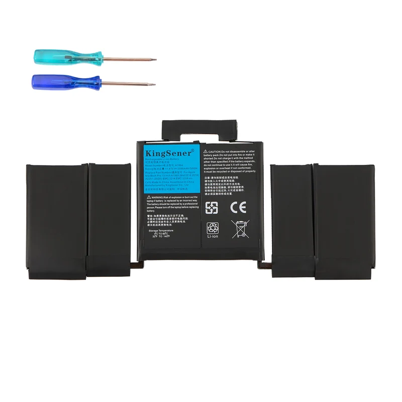 A1964 Battery for MacBook Pro 13" A1989 A2251 Touch Bar — 11.41V 58Wh