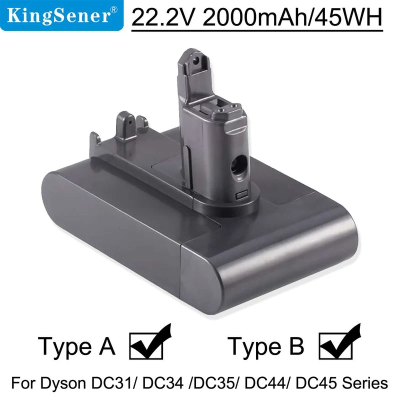 DC31 Type A Battery for Dyson DC34 DC35 DC44 DC45 — 22.2V 45Wh