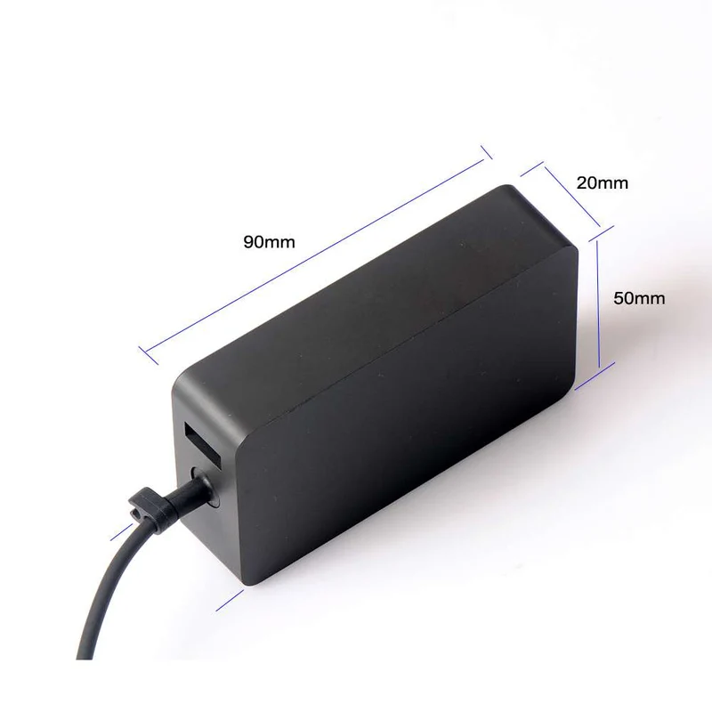 1800 44W Charger for Microsoft Surface Pro Laptop Book Go — 15V 2.58A with USB Port
