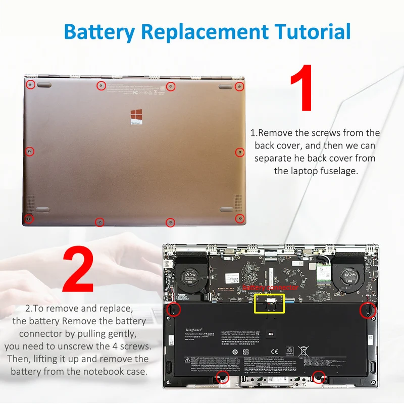 L16M4P60 Battery for Lenovo Yoga 920-13IKB & IdeaPad Flex Pro-13IKB — 70Wh 7.68V