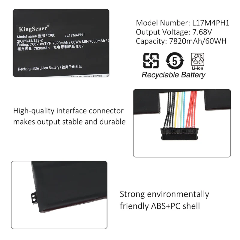 Lenovo Yoga C930-13IKB Yoga 7 Pro-13IKB Battery L17C4PH1 60Wh