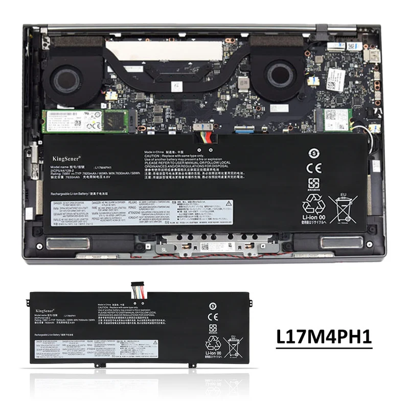 Lenovo Yoga C930-13IKB Yoga 7 Pro-13IKB Battery L17C4PH1 60Wh