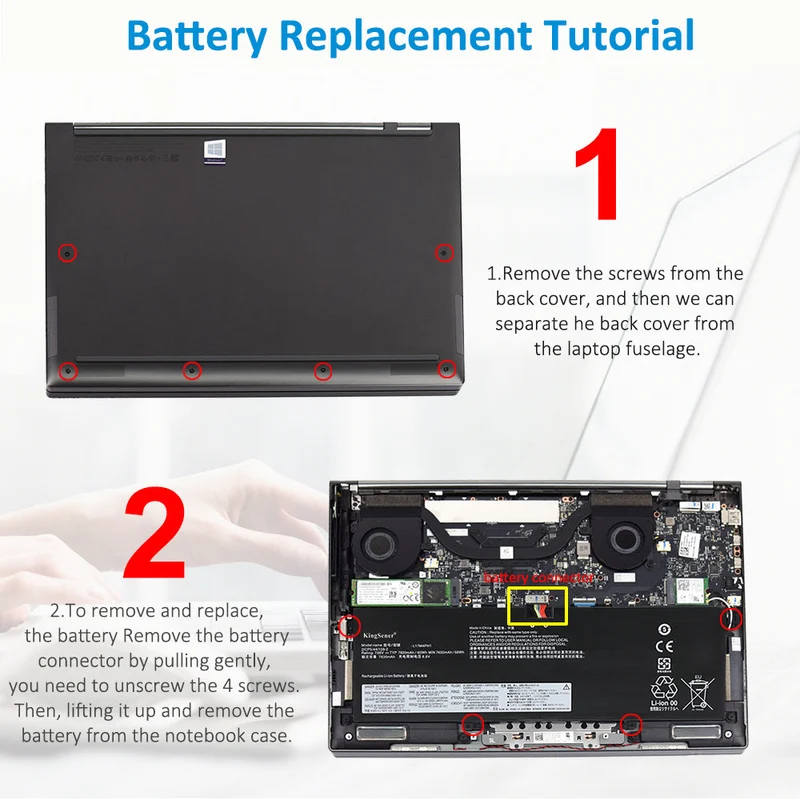 Lenovo Yoga C930-13IKB Yoga 7 Pro-13IKB Battery L17C4PH1 60Wh
