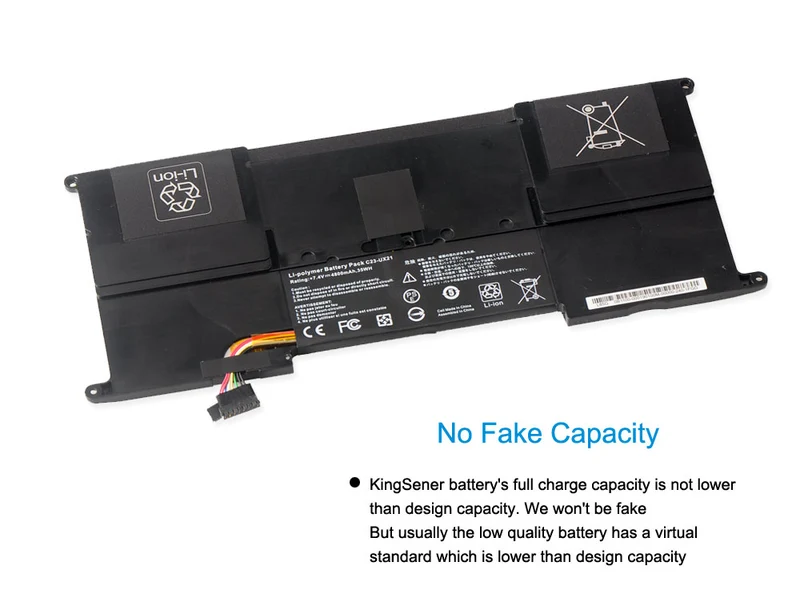 C23-UX21 Battery for ASUS ZenBook UX21 UX21A UX21E — 7.4V 35Wh