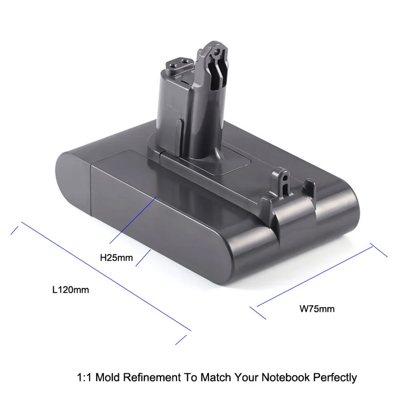 DC34 Type B Battery for Dyson DC31 DC34 DC35 DC44 DC45 — 22.2V 45Wh Li-ion