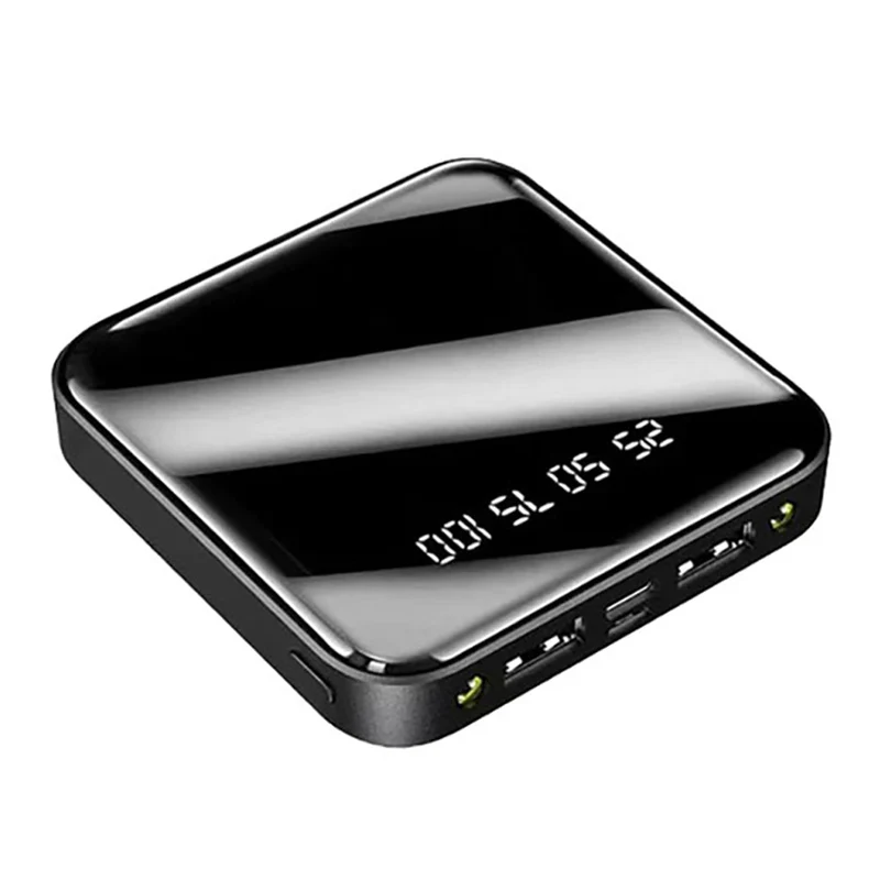 20000mAh Power Bank with 4 Built-in Cables — LED Display Portable Charger for iPhone Samsung