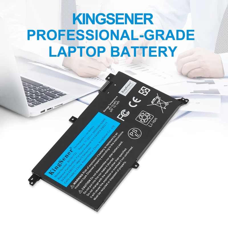 B31N1732 Laptop Battery For Asus Vivobook S14 S430FA-EB021T S430UA-EB015T Series B31Bi9H 11.52V 42Wh