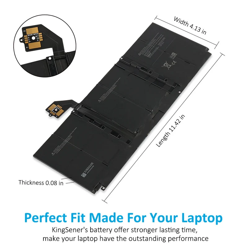 G3HTA056H Battery for Microsoft Surface Laptop 3 15" — 11.4V 45.8Wh