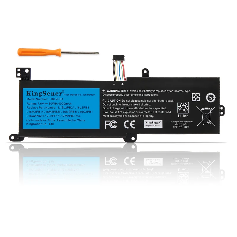 L16M2PB1 L16L2PB1 Battery for Lenovo IdeaPad 320 330 S145 — 30Wh 7.5V