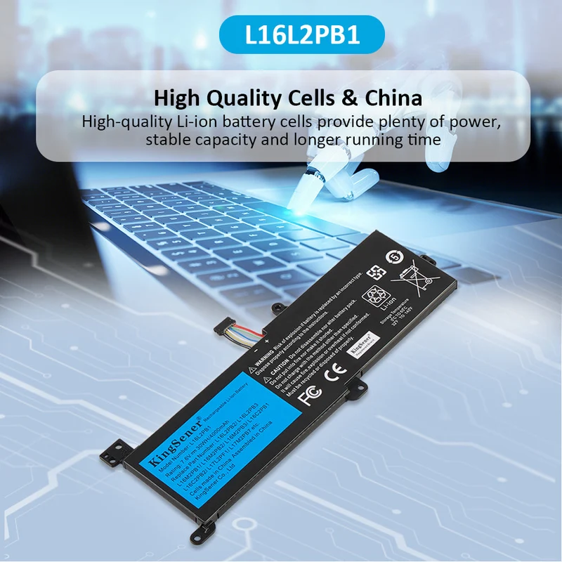 L16M2PB1 L16L2PB1 Battery for Lenovo IdeaPad 320 330 S145 — 30Wh 7.5V