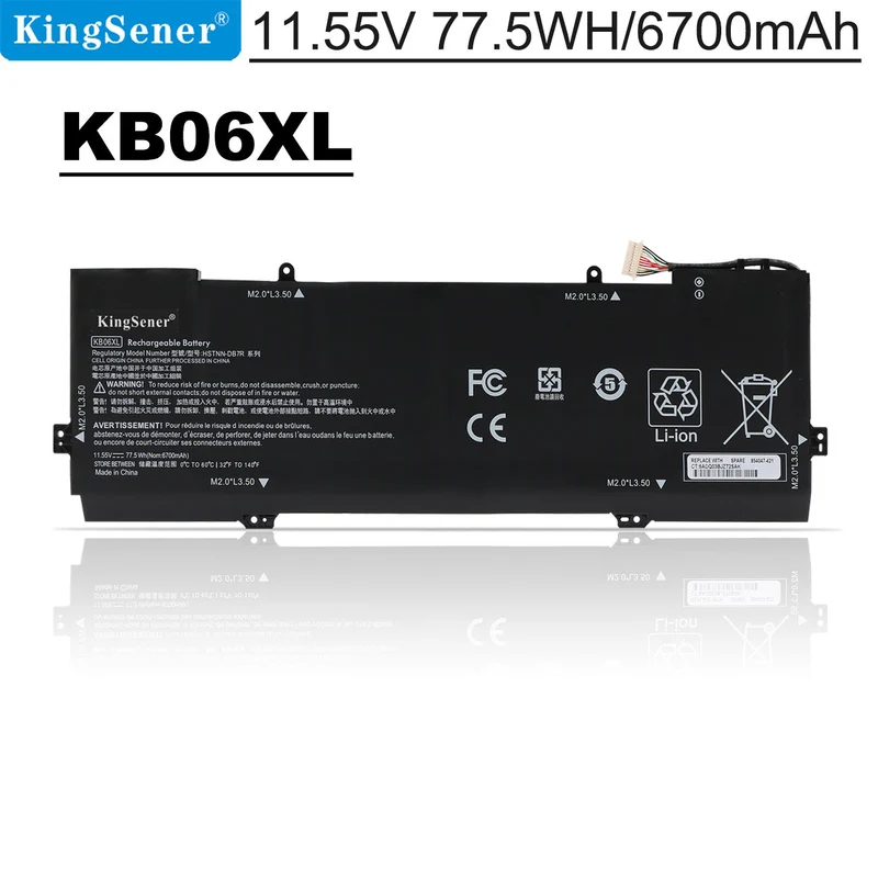 KB06XL Battery for HP Spectre x360 15-BL 15T-BL100 Series — 79.2Wh 11.55V