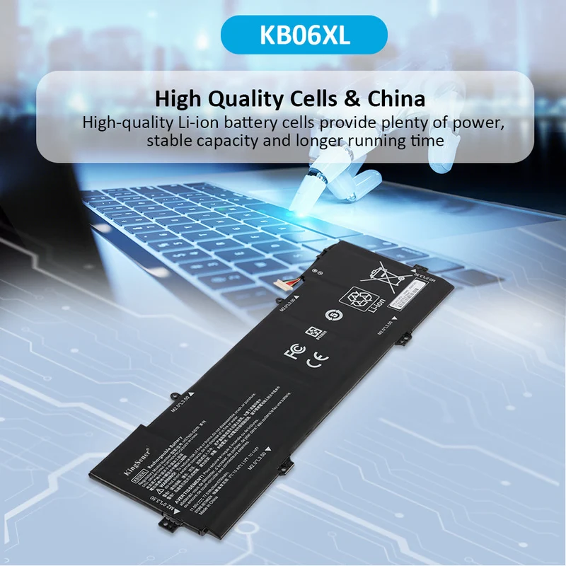 KB06XL Battery for HP Spectre x360 15-BL 15T-BL100 Series — 79.2Wh 11.55V