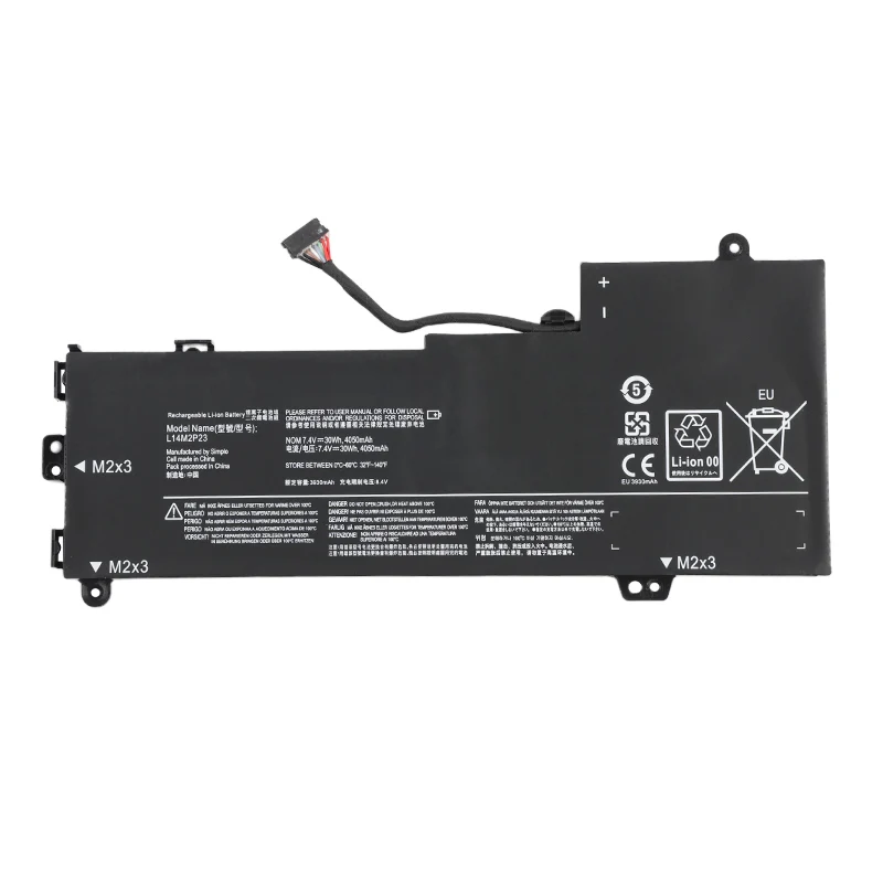 L14M2P23 Battery for Lenovo IdeaPad U30-70 U31-70 E31-70 E31-80 — 7.4V 30Wh