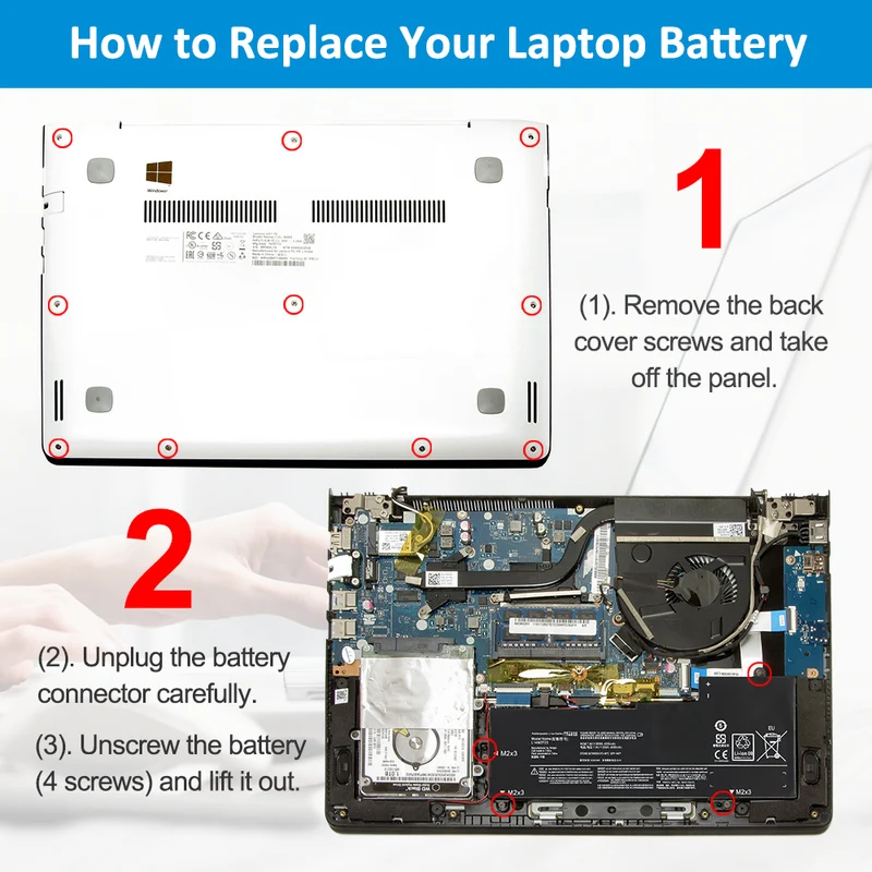 L14M2P23 Battery for Lenovo IdeaPad U30-70 U31-70 E31-70 E31-80 — 7.4V 30Wh