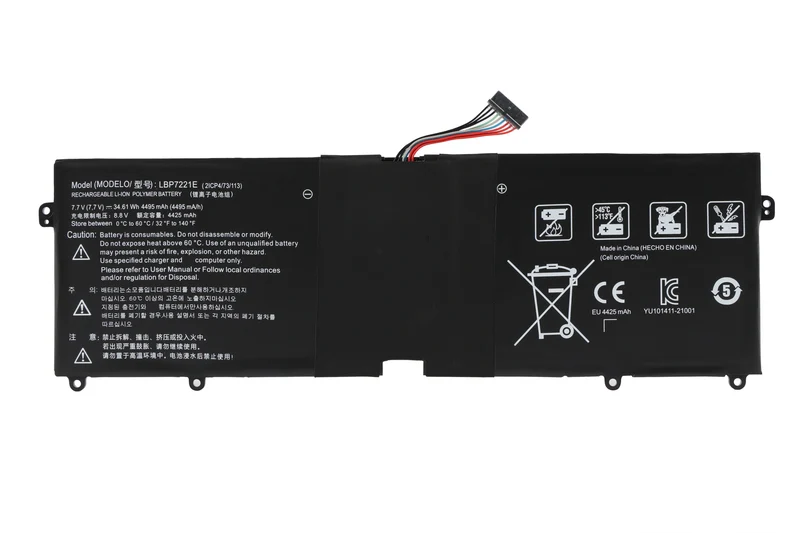 LBP7221E Battery for LG Gram 13Z940 13ZD940 14Z950 14Z960 15Z960 15Z975 — 7.7V 34.61Wh