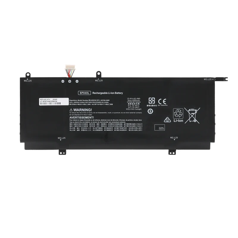 SP04XL Battery for HP Spectre x360 13-AP Series — 15.4V 61.4Wh