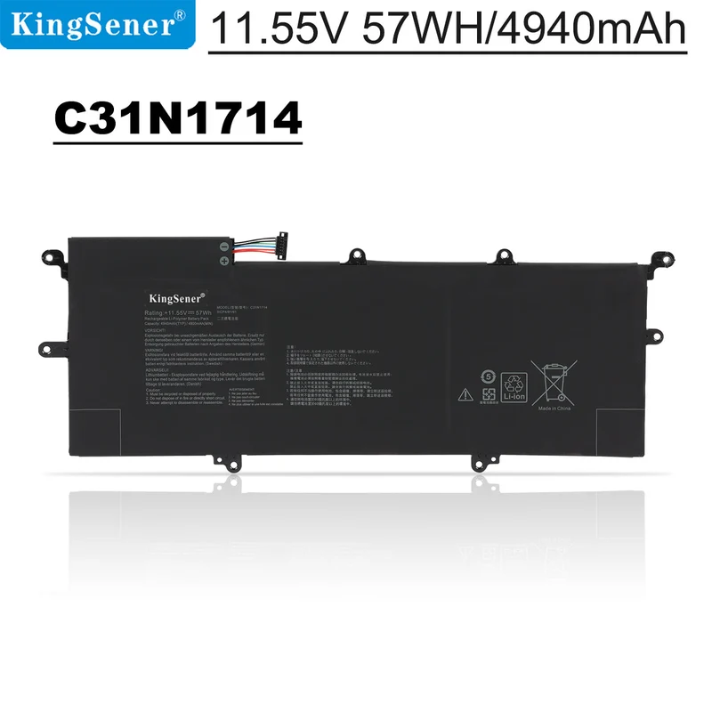 C31N1714 Battery for ASUS ZenBook Flip 14 UX461U UX461UA UX461UN UX461FN — 11.55V 57Wh