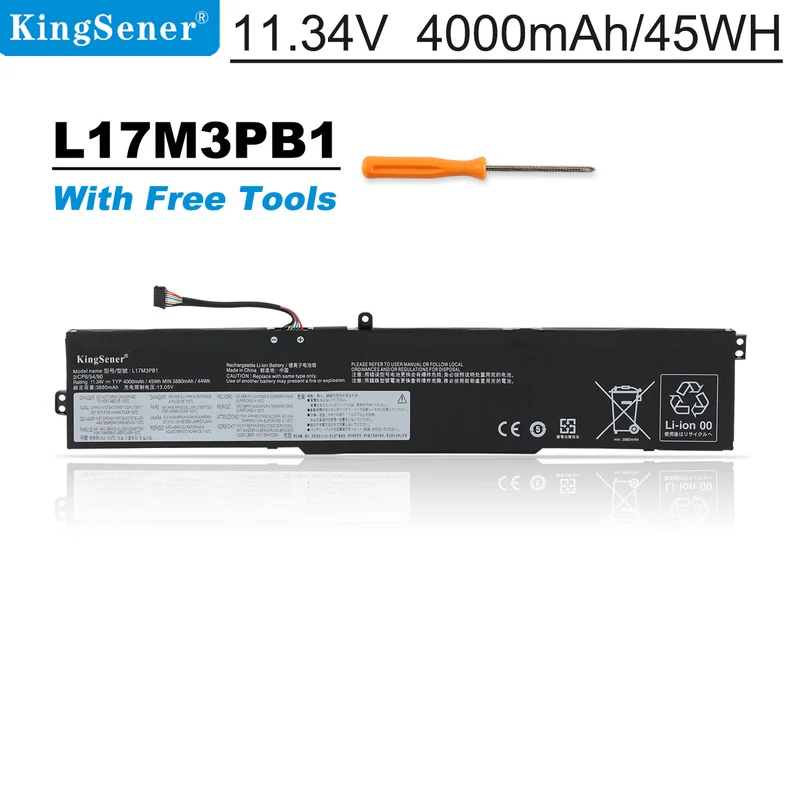 L17M3PB1 Battery for Lenovo IdeaPad 330-15 — 11.34V 45Wh (EU Stock)