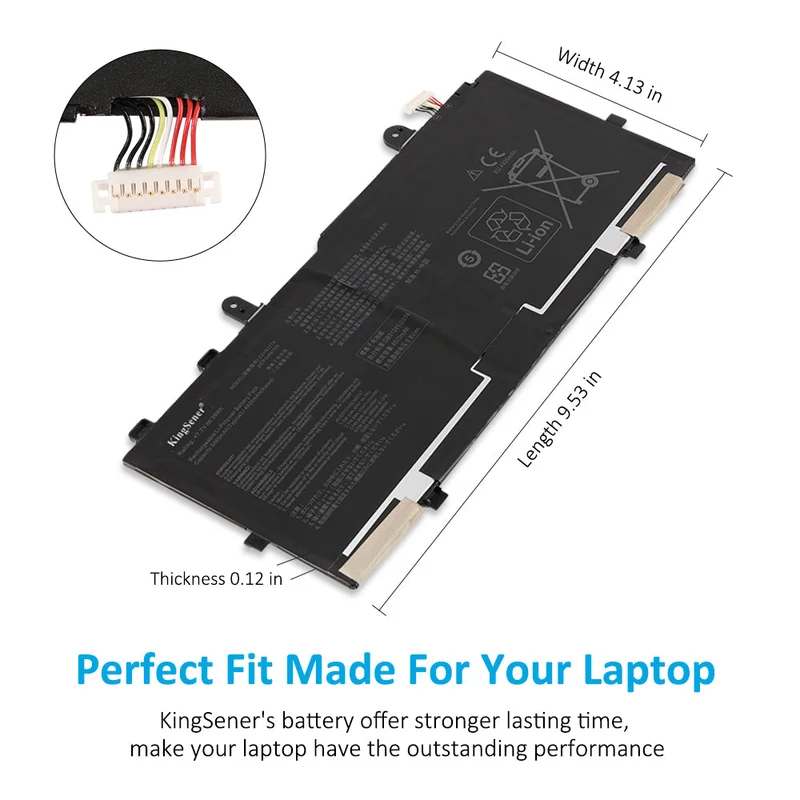 C21N1714 Laptop Battery for ASUS TP401 TP401N TP401NA TP401CA J401MA J401CA | KingSener