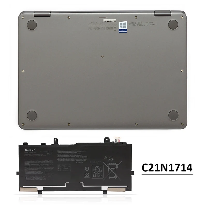 C21N1714 Laptop Battery for ASUS TP401 TP401N TP401NA TP401CA J401MA J401CA | KingSener