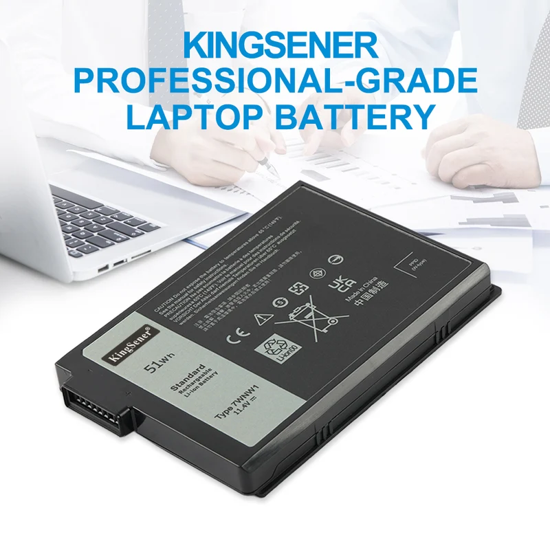 7WNW1 Battery for Dell Latitude 7424 5424 5420 Rugged Extreme — 11.4V 51Wh