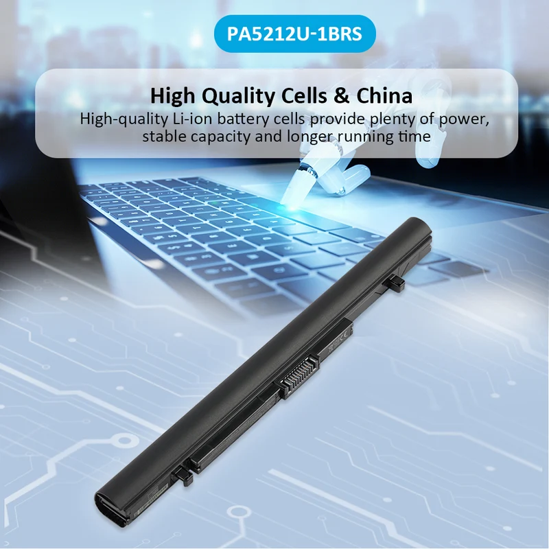 PA5212U-1BRS Battery for Toshiba Tecra A40-C A50-C Z50-C Satellite Pro R50 — 14.8V 44Wh